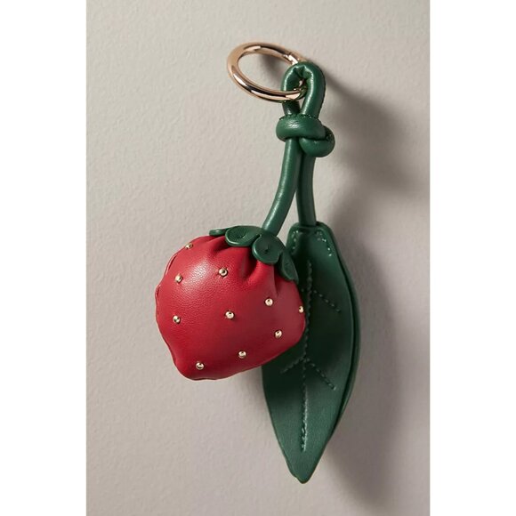 Melie Bianco Handbags - Anthropologie Melie Bianco Fruit Bag Charm Red Strawberry NWT
